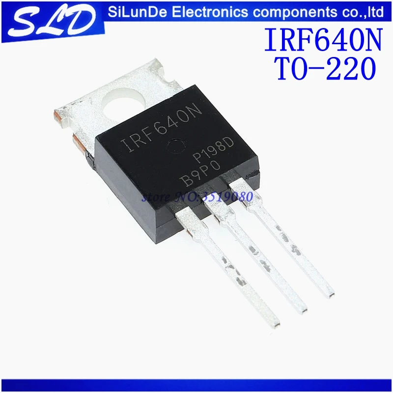10 шт./лот IRF640NPBF IRF640N TO-220 IRF640 MOSFET MOSFT 200V 18A 150mOhm 44.7nC Новый и оригинальный в наличии |