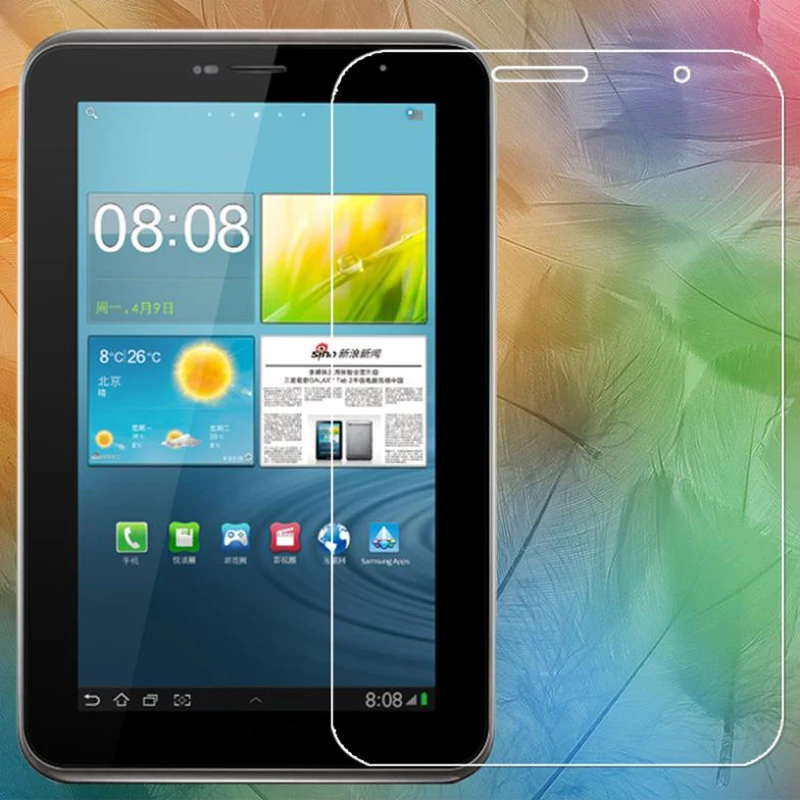 

Hot 1X Ultra Clear CLEAR Front Protector Protection Cover Film For Samsung 7inch Tablet P3100