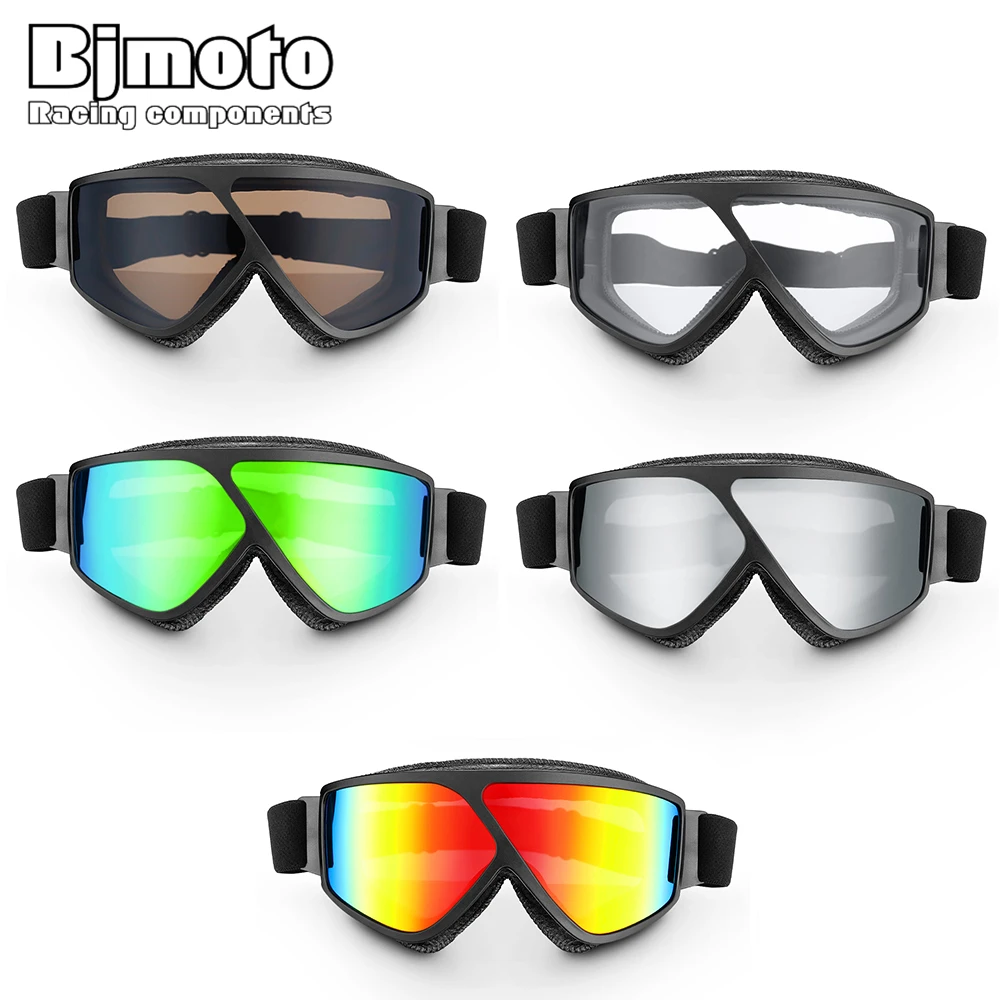 

Outdoor Goggles Motorcycle Goggle Cruiser Folding Glasses Windproof Ski Sunglasses Cycling Dirt Bike Riding Eye Protection