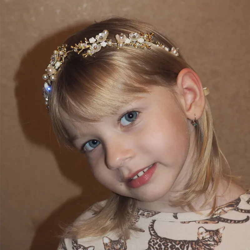 Женские ободки с искусственным жемчугом FORSEVEN свадебные украшения для волос