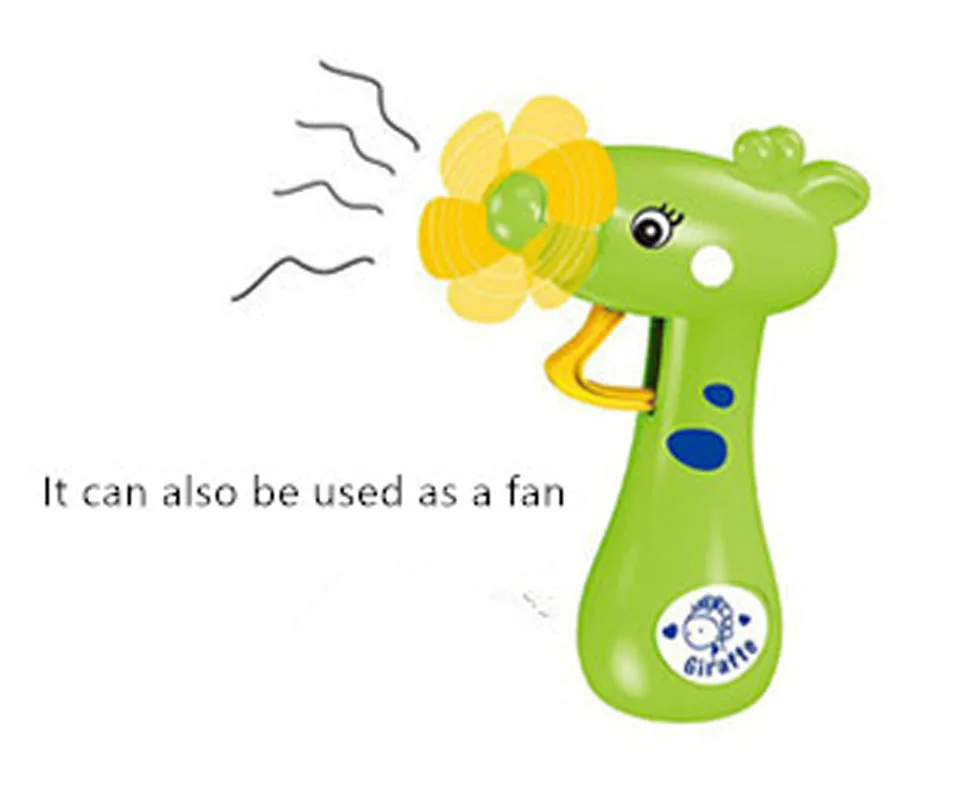 1 шт. прекрасный мультяшный мыльный пистолет с мыльными пузырями для детей на