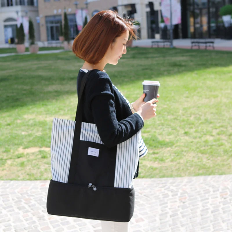 Новая модная сумка с двойным охладителем многофункциональные сумки для детских