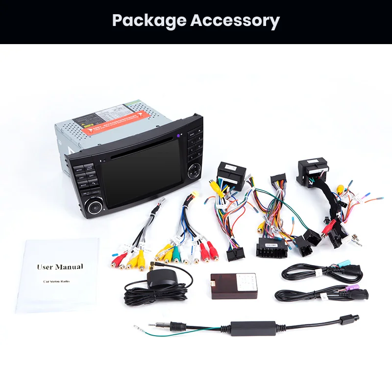 AWESAFE PX9 for For Mercedes Benz W211 E300 CLS/W219 Car Radio Multimedia video player GPS No 2 din Android 10.0 2GB+32GB | Автомобили и