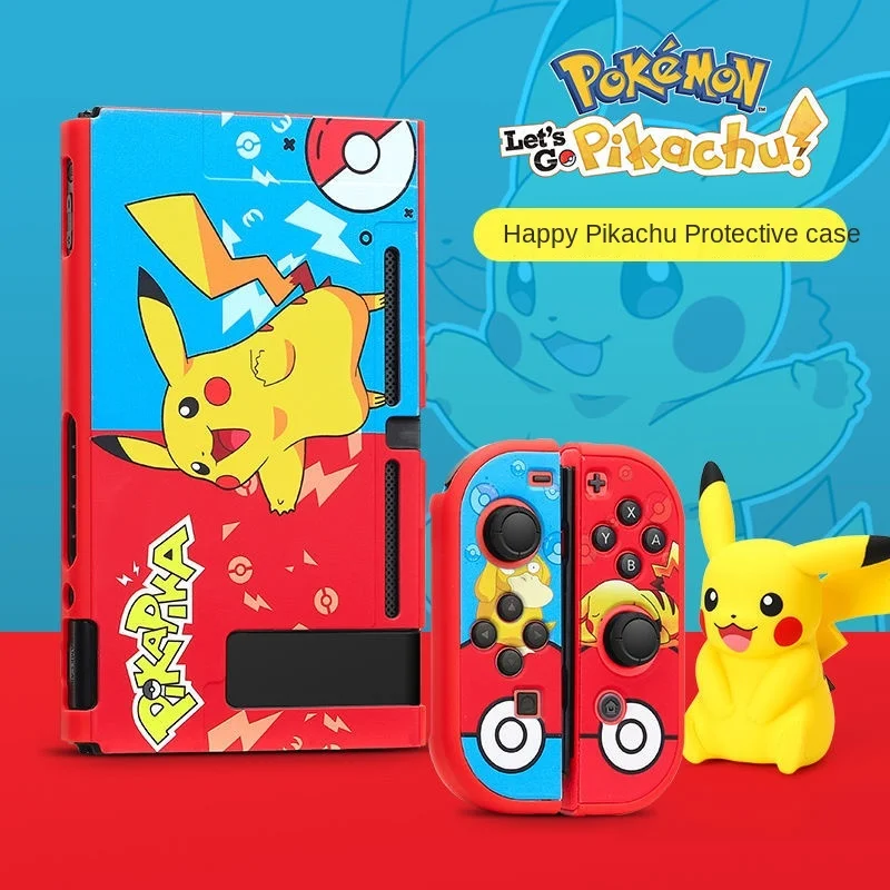 Чехол с покемоном Пикачу Nintendo Switch матовый чехол разрезом мультяшный милый