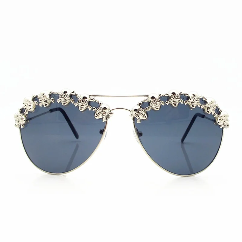 Солнцезащитные очки авиаторы в стиле стимпанк хип хоп|Женские солнцезащитные