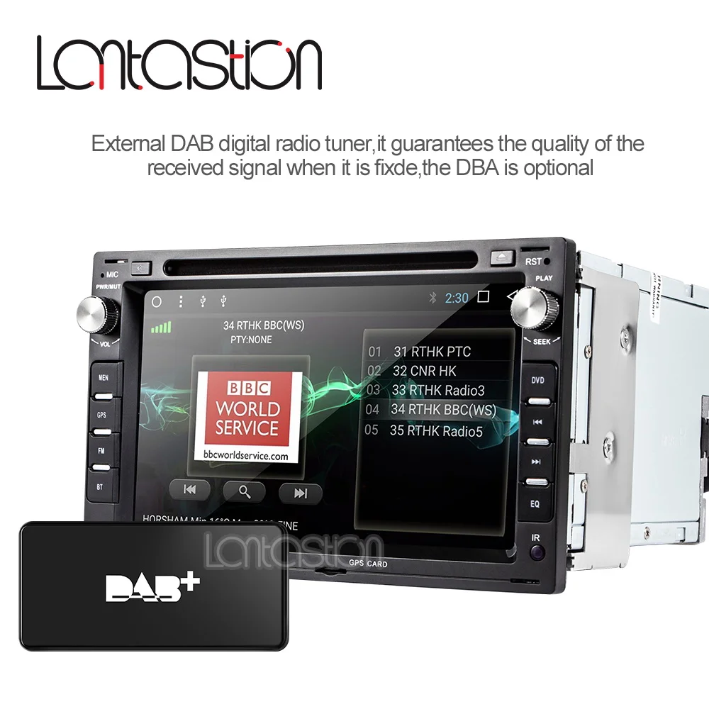 Lantastion Android 9 0 Автомобильный мультимедийный dvd-плеер 7 дюймов для Volkswagen Passat B5 MK5 Golf