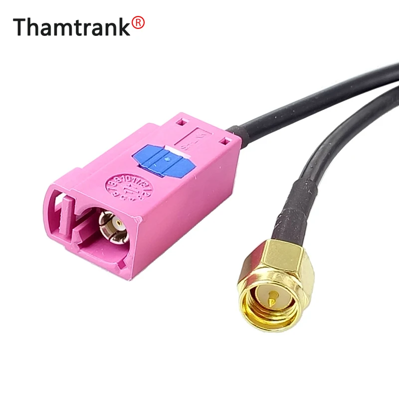 Высококачественный коннектор Fakra SMB D 4004 гнездовой разъем к SMA штекеру RG174 кабель GSM