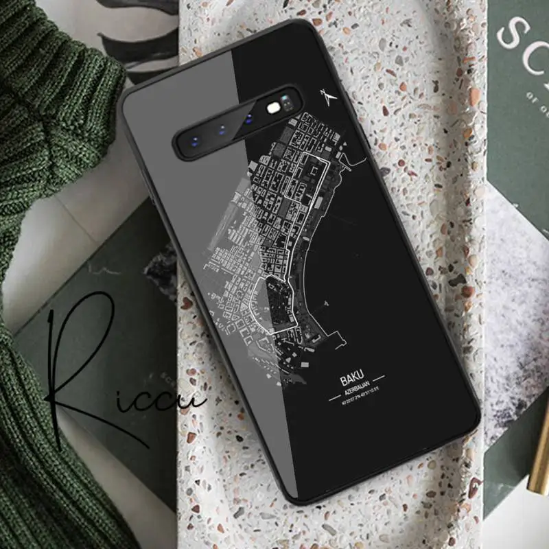 

Formula1 Racing Circuits black white Phone Case Tempered Glass For Samsung S20 Plus S7 S8 S9 S10E Plus Note 8 9 10 Plus A7 2018