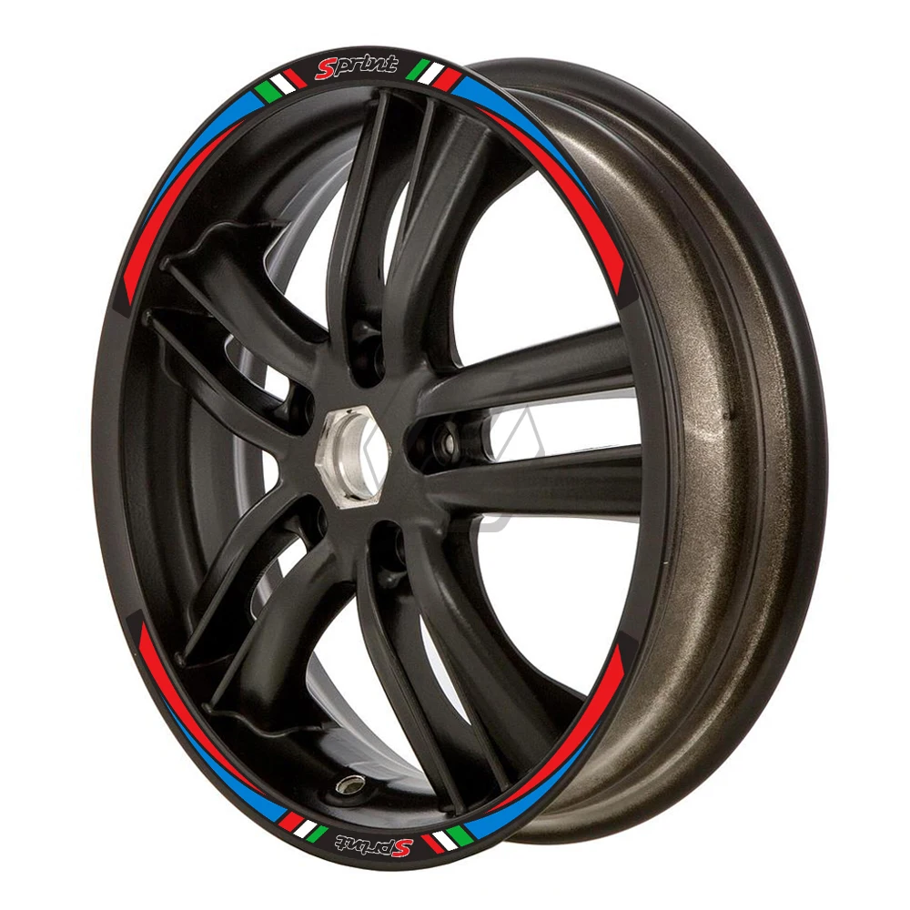 Светоотражающая наклейка на колесо для скутера 12 дюймов чехол Piaggio Vespa Sprint 50 150 150S