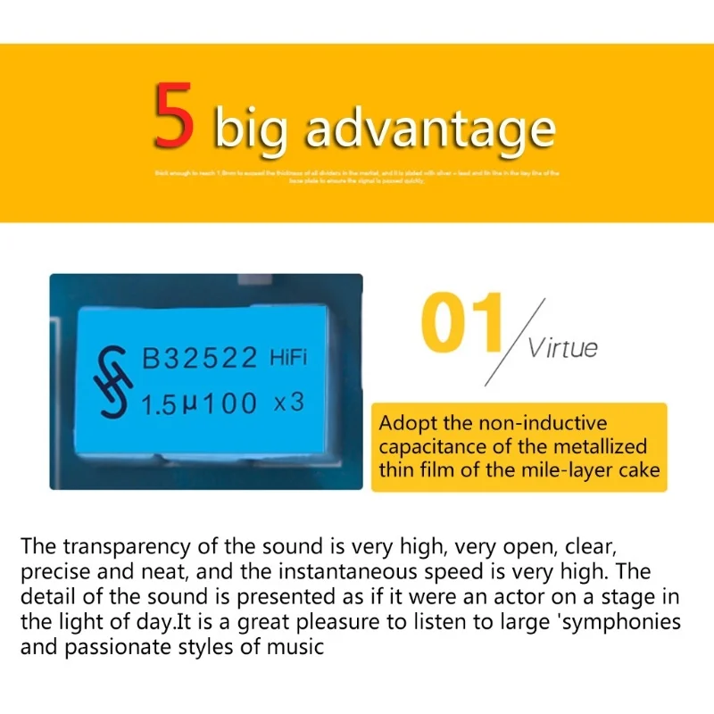 

3 Ways Speaker Frequency Divider Hi-Fi Crossover Filter Distributior Board L41E