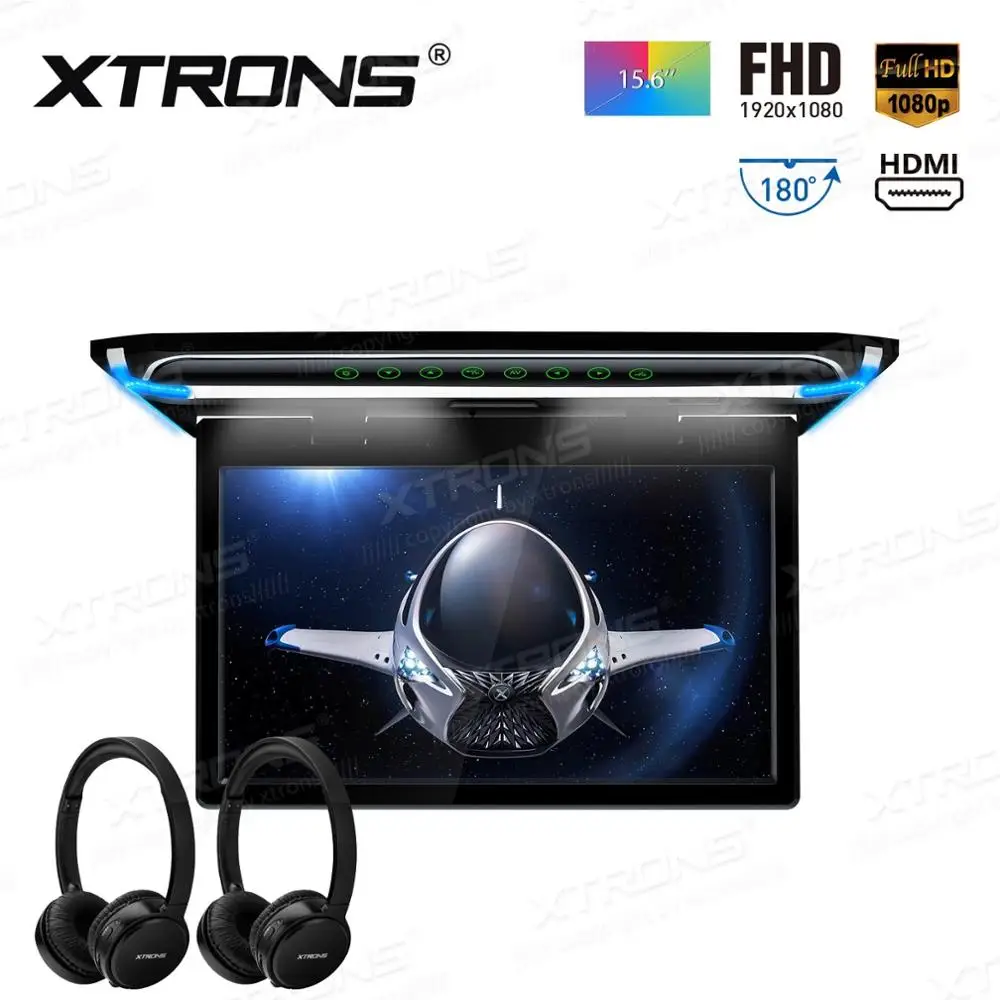 15 6 &quotоткидной автомобильный монитор крыши автомобиля на крыше с встроенным HDMI