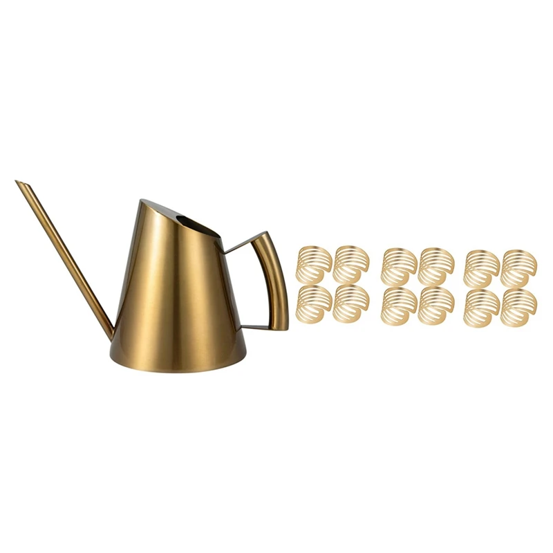 

Длинная Лейка для помещений, 14 унций/400 мл, 12 колец для салфеток, кольцо для салфеток, ажурные пряжки для салфеток