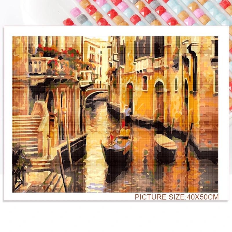 

5D Diamond Painting Landscape Diamond Painting Painting The House In The Snow Square Diamond Round Diamond Home Decoration