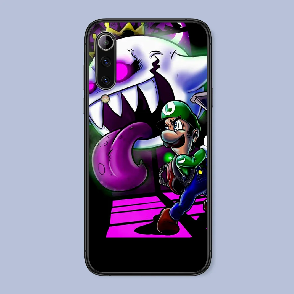 

Cartoon Super-Marioo-Bros Phone Case For Xiaomi Mi Note 10 A3 9 MAX 3 A2 8 9 Lite Pro Ultra black Hoesjes Pretty Coque 3D Cell