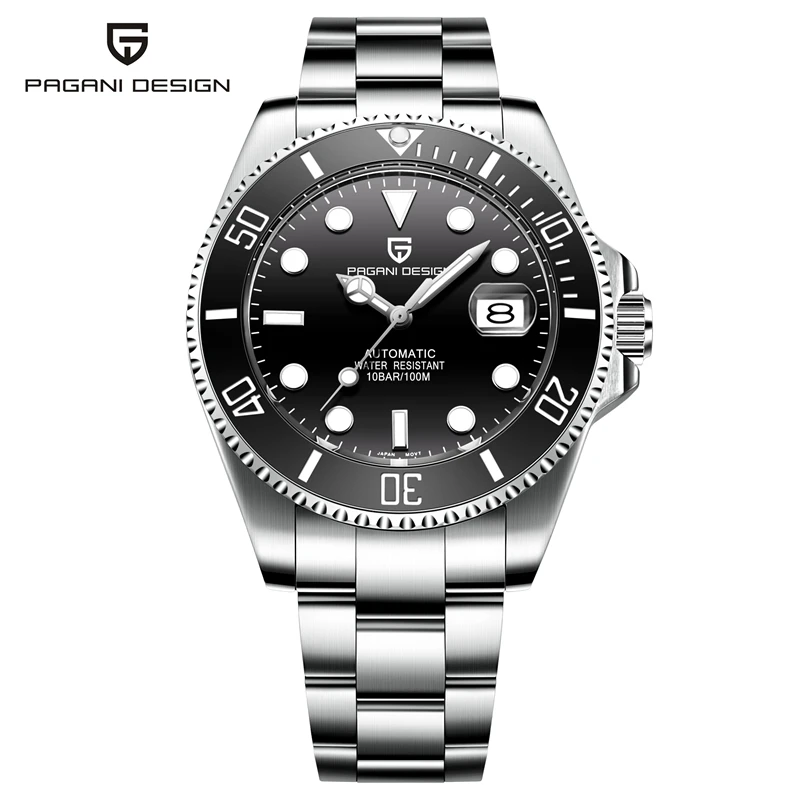 Pagani Design Automatic Mechanical Watch Men Fashion Wrist Watch Top Brand Stainless Steel Waterproof Watch For Men Reloj Hombre
