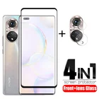4-в-1 для Huawei Honor 50 Pro стекло для Honor 50 Pro Защитная стеклянная пленка для телефона HD защитная пленка для Honor 50 Pro пленка для объектива