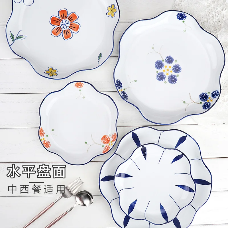 Японская Персонализированная посуда домашняя креативная Милая тарелка для