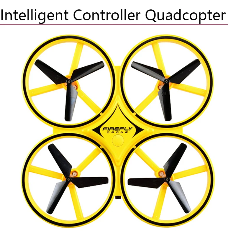 Мини Инфракрасный индукционный Дрон с ручным управлением анти столкновения