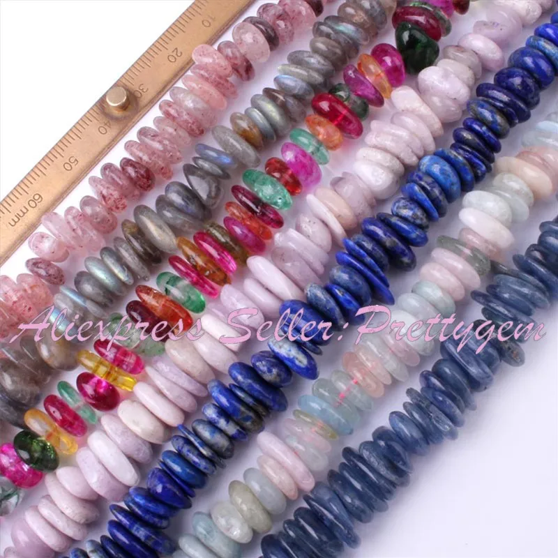 3x8-4x11mm Лабрадорит Кианит кварцевый произвольной формы натуральный камень бусины