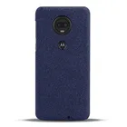 Роскошные матерчатые чехлы для Motorola Moto G7, чехол G7 Plus, Тонкий ретро тканевый жесткий чехол для телефона Motorola Moto G7 Plus G 7 MotoG7 G7 +