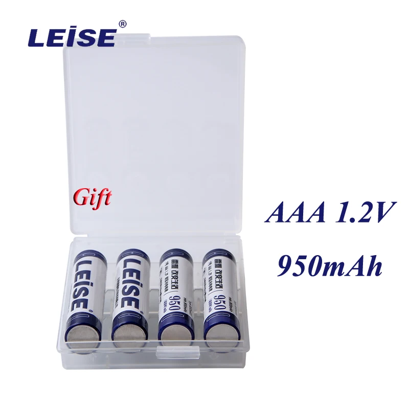 Leise Origin 1 2 V AAA 950mah аккумуляторная батарея много nimh батареи с чехлом для домашнего