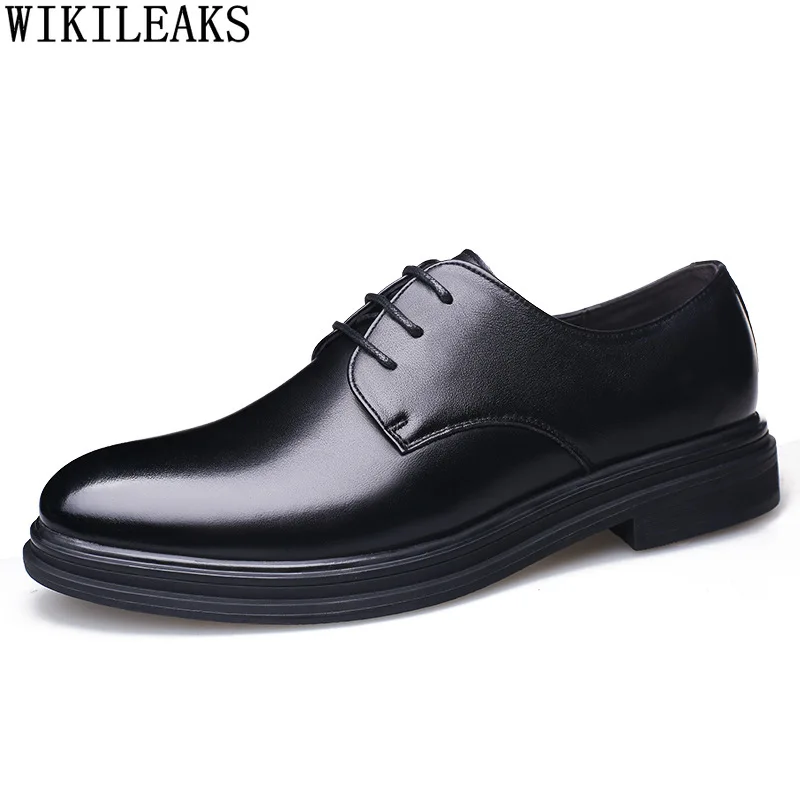 

Men Dress Shoes Leather Italian Oxford Shoes for Men Formal Party Shoes for Men Office 2022 Chaussure Homme Luxe Marque Zapatos