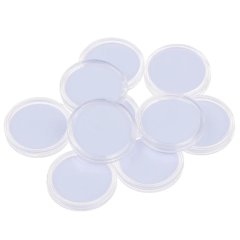 

10PCS Ntag215 NFC Tags Sticker Phone Adhesive Labels RFID Tag 25mm with case