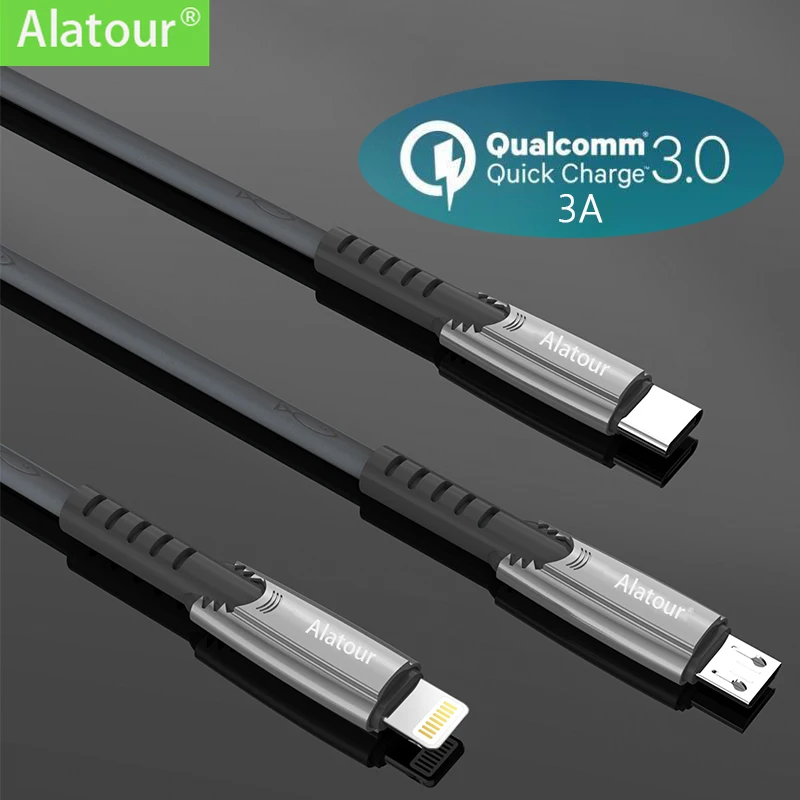 Кабель USB Type-C для быстрой зарядки 3 А 1 м 2 | Мобильные телефоны и аксессуары