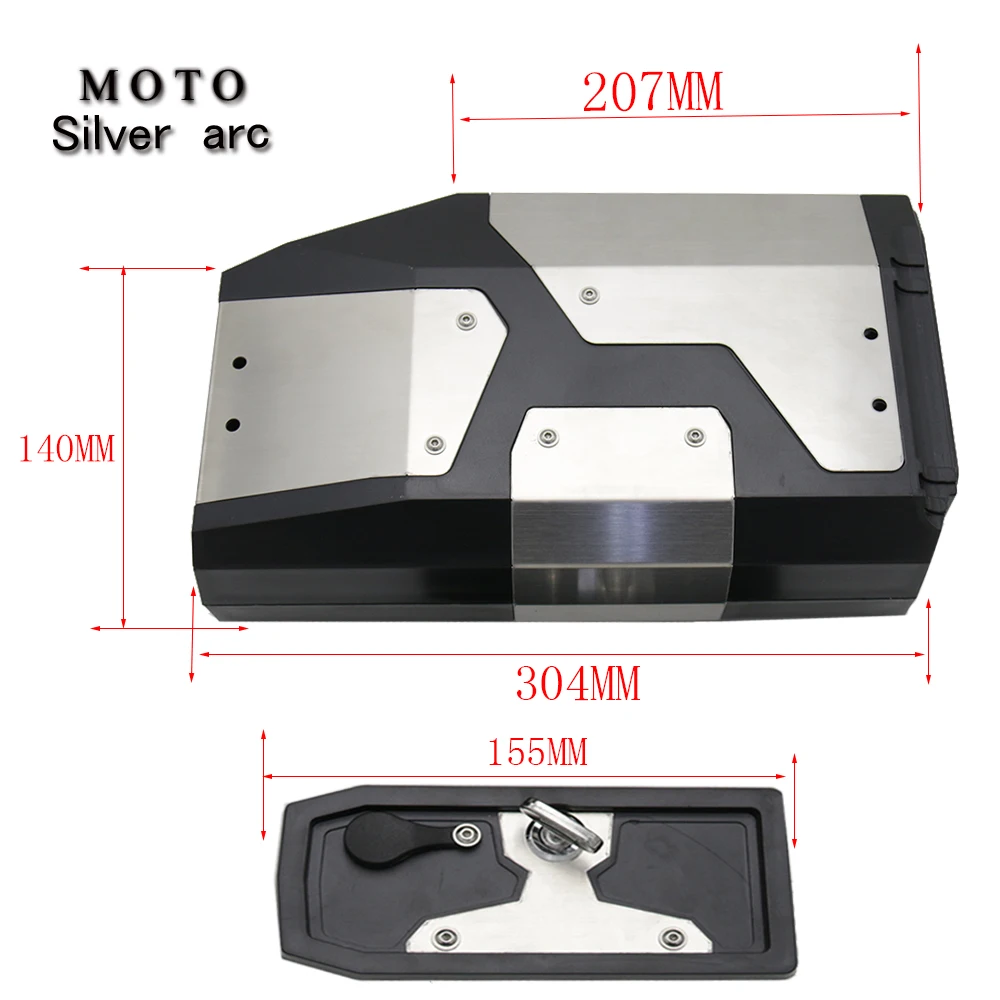 Для BMW R1200GS F750GS F850GS R1250GS декоративный алюминиевый ящик для инструментов