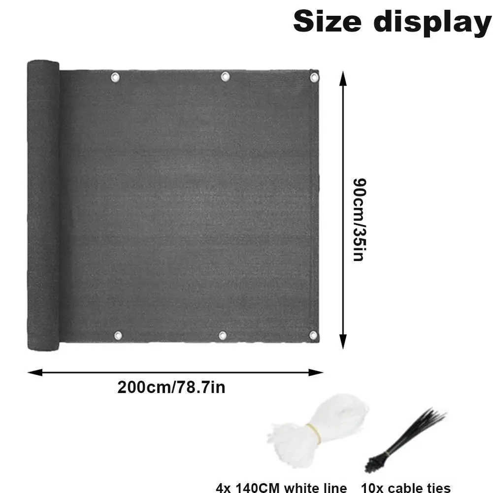 Солнцезащитная сетка с защитой от УФ-лучей для сада и балкона | Дом сад
