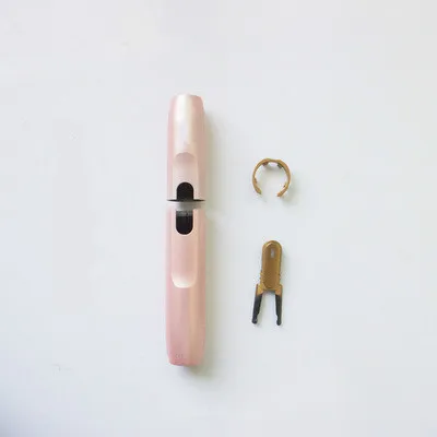 Розовый Аксессуары для ремонта оболочка для электронной сигареты IQOS для IQOS 2,4 Plus Верхняя Нижняя внешняя крышка кнопка кольцо набор сменный корпус - Цвет: Розовый