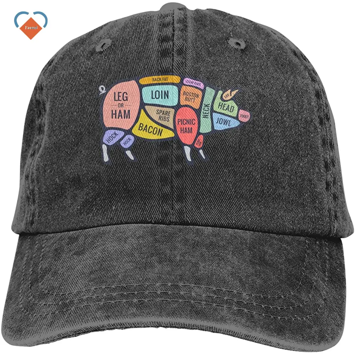

Hat For Men Women Wholesale Hat Denim Cap Pig Cut Meat Baseball Dad Cap Classic Adjustable Sports For Men Women Hat