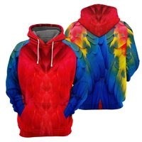 skin parrot mens hoodie casual cosplay animal spring unisex harajuku zip hooded pullover 2021 funny womens sweatshirt 2021