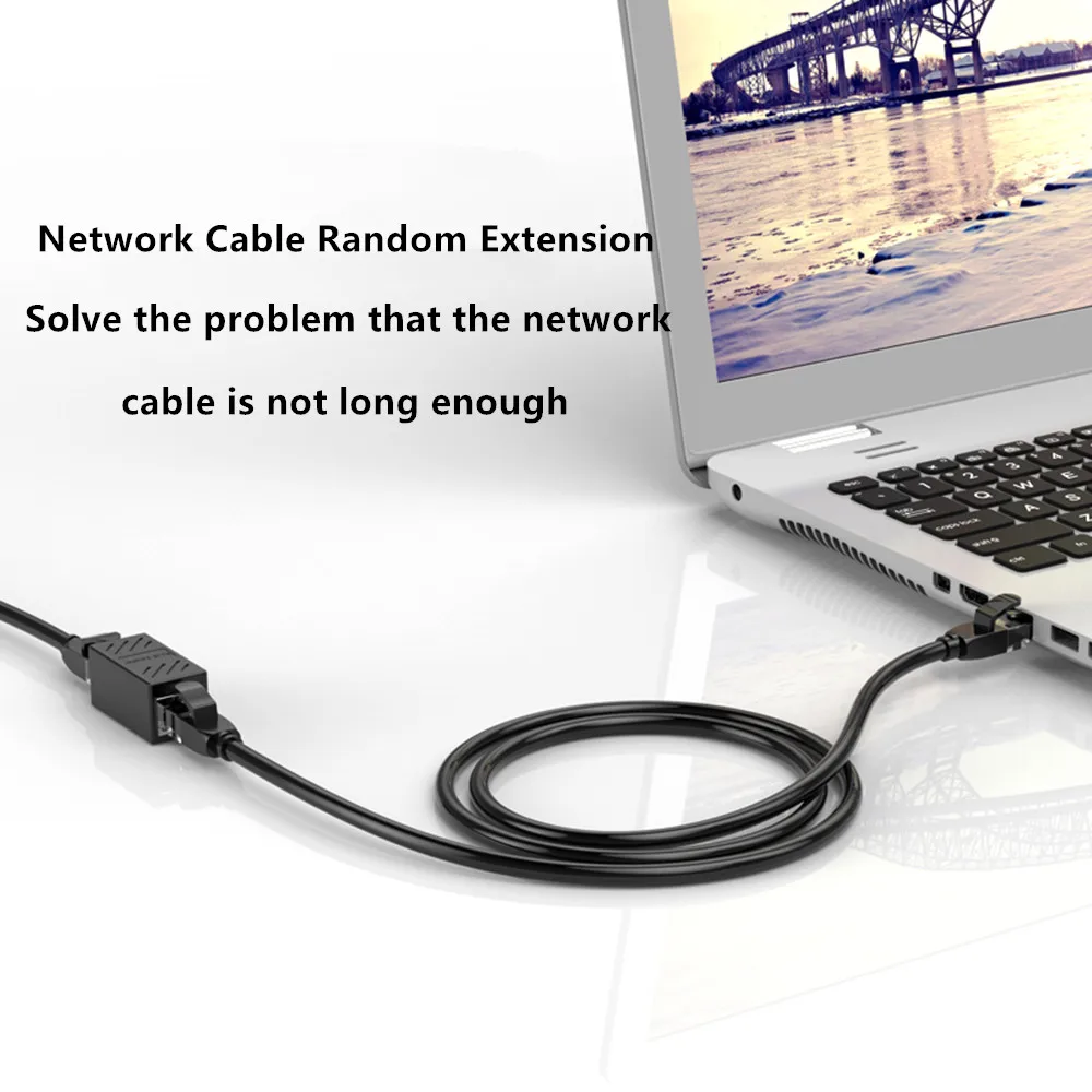 Cat7 RJ45 разъемы экранированный Ethernet кабель муфта разветвитель Разъем LAN адаптер