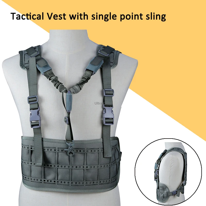 Уличный тактический военный жилет со съемным одноточечным слинг стрельба