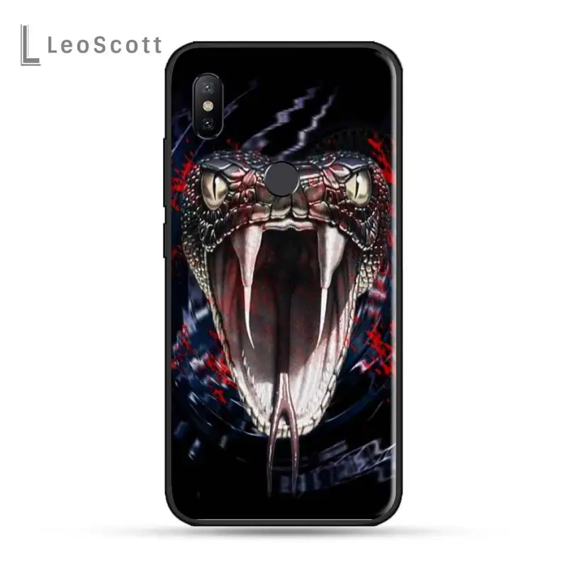 Чехол для телефона viper snake terror с изображением животных Xiaomi Redmi 4x5 plus 6A 7 7A 8 mi8 8lite 9 note 4