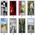 Абстрактный двери Стикеры двери Обёрточная бумага настенный стикер с пейзажем Стикеры двери росписи виниловые двери наклейка домашний декор дропшиппинг двери 3d обои