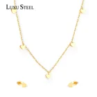 Ювелирный Комплект из колье и серёг, из нержавеющей стали