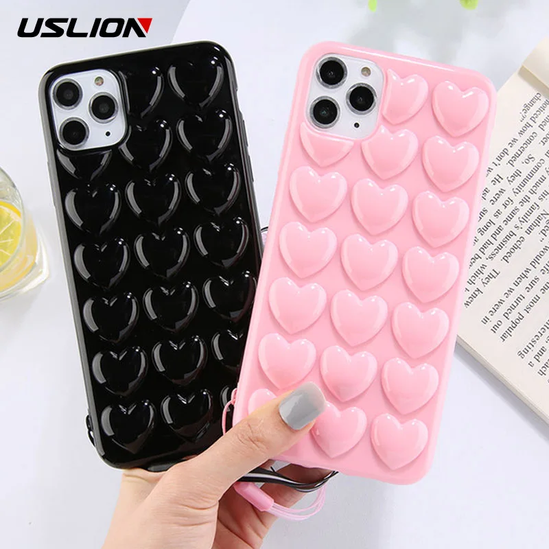 Чехол USLION для iPhone 11 Pro Max X XS Xs XR 7 8 6 Plus|Бамперы| |