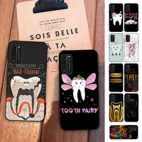 toplbpcs dental definitions tooth phone case for huawei honor 10 i 8x c 5a 20 9 10 30 lite pro voew 10 20 v30