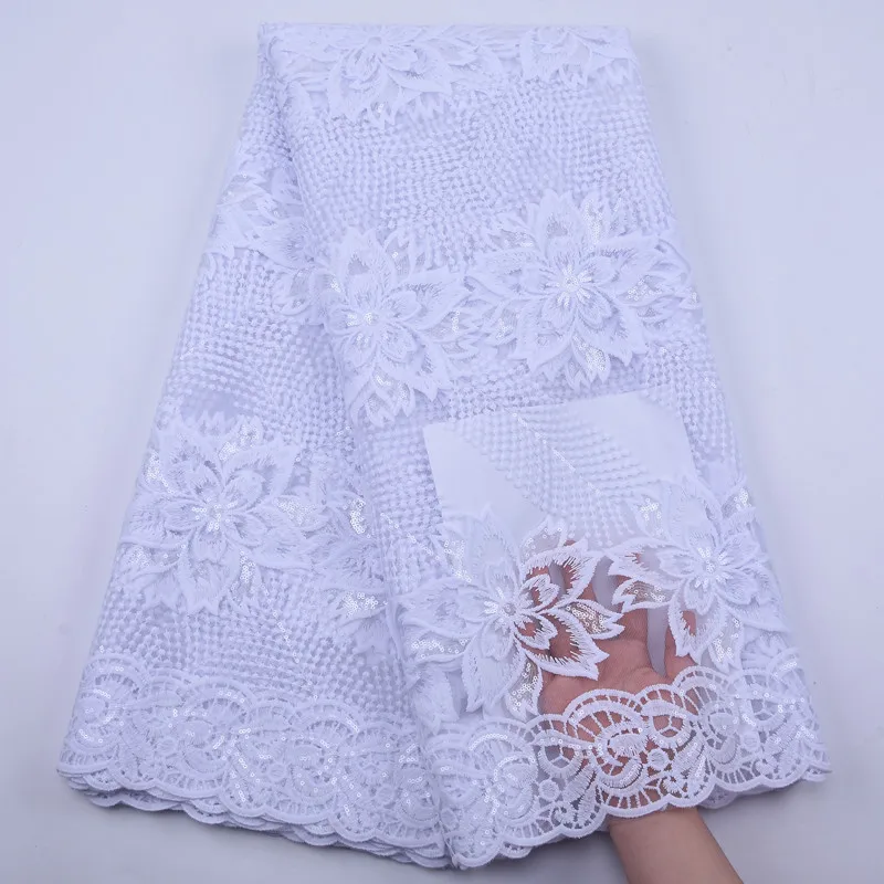 Последние Французские тюлевые кружевные ткани высокого качества сетчатые