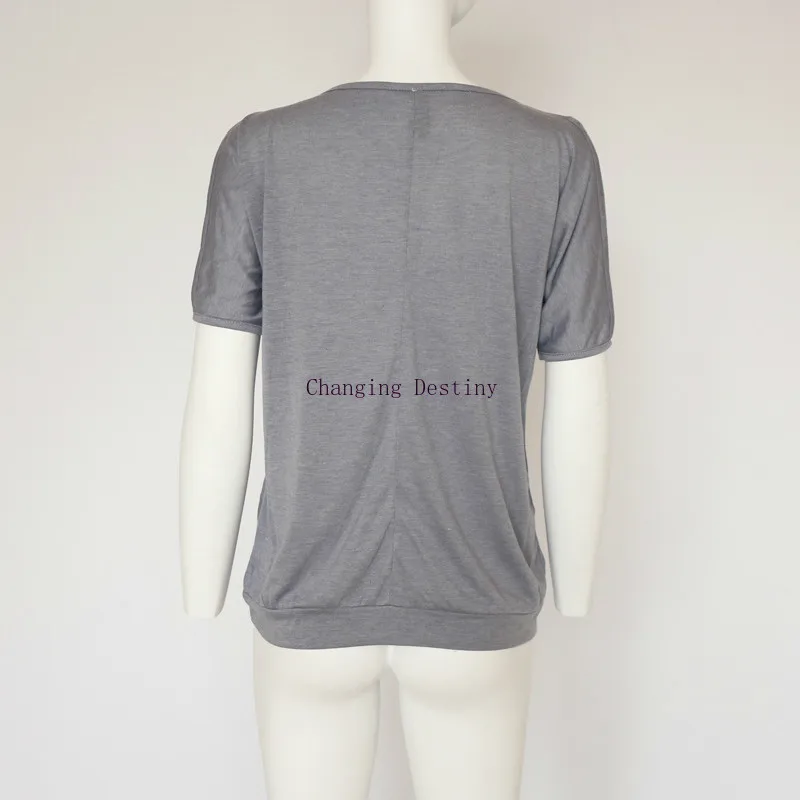 Женская футболка без бретелек с коротким рукавом однотонная в европейском и