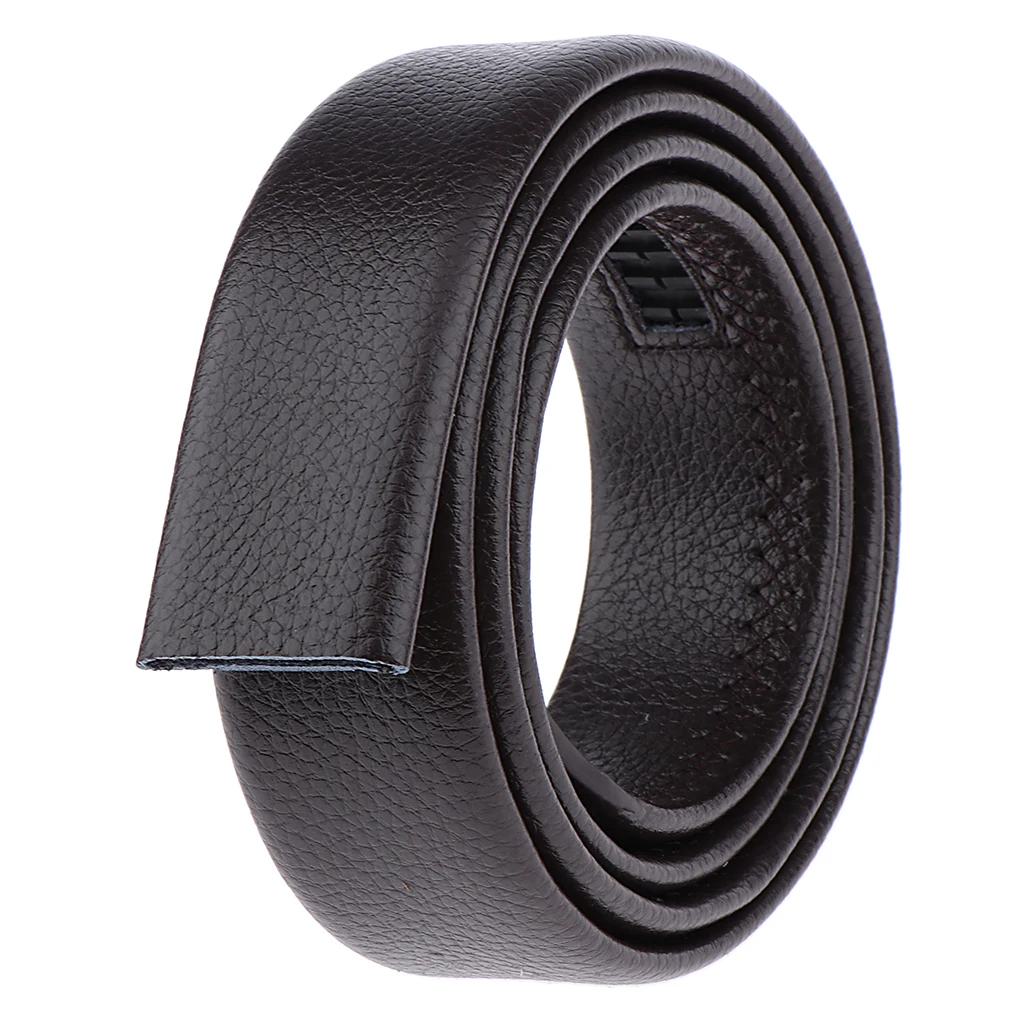 Винтажный Мужской ремень из искусственной кожи автоматический пояс без пряжки