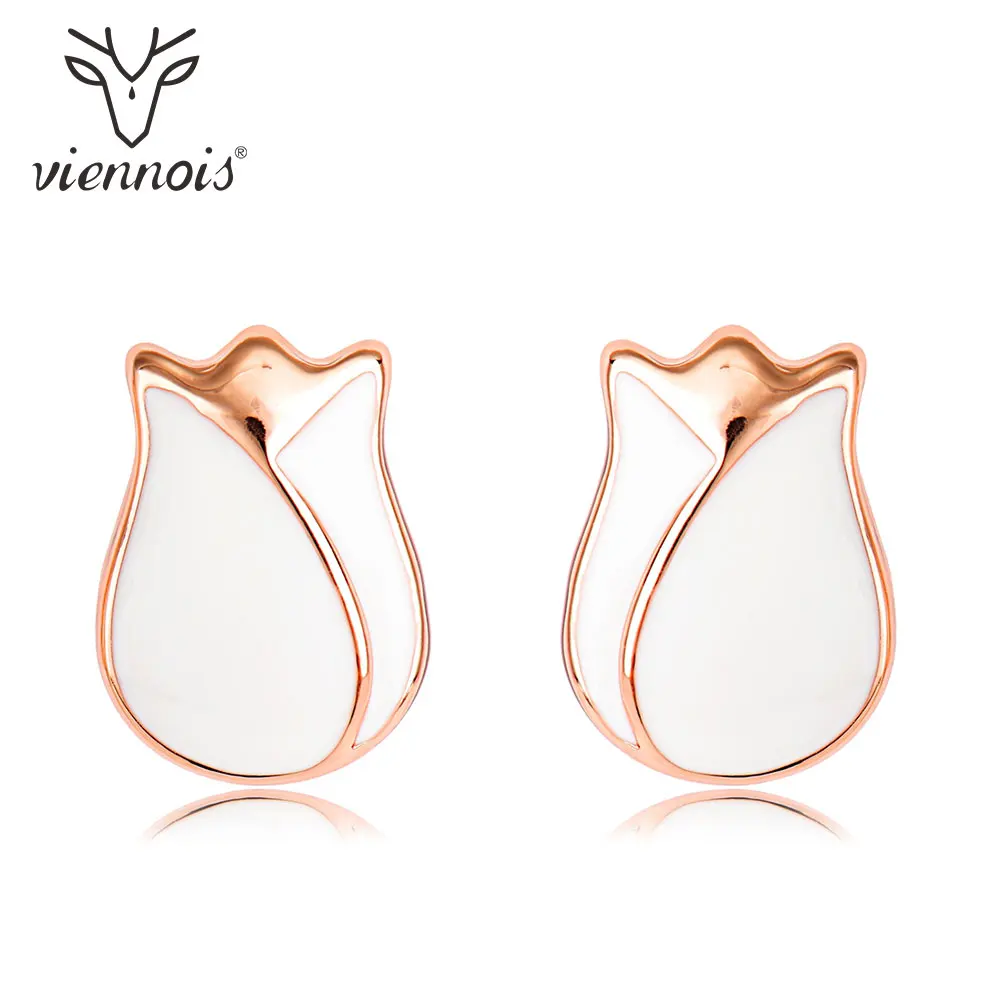 Женские серьги гвоздики с эмалью в Корейском стиле|Серьги-гвоздики| |