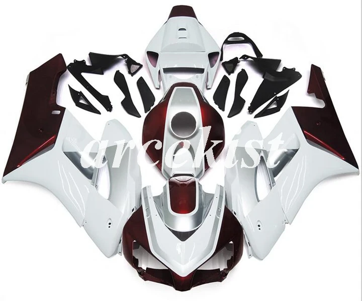 

4Gifts New ABS Injection Mold Full Fairing Kit Body set fit for HONDA CBR1000RR 1000RR 2004 2005 04 05 Custom white black