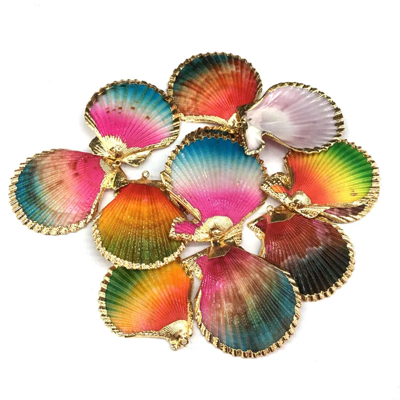 Подвеска из натуральной ракушки ожерелье с шармами подвеска для изготовления