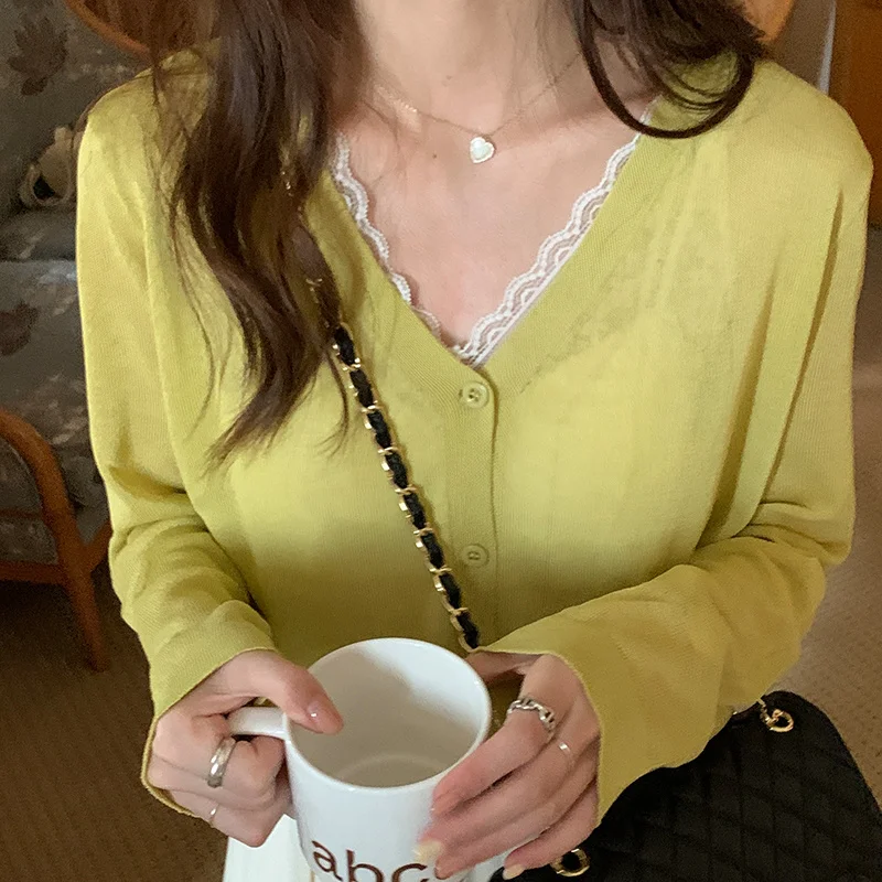 Женский кружевной черный жилет на бретельках Pure Desire корейский топ с широкими