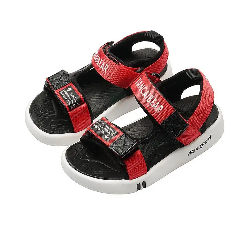 Новинка 2020 года Летняя детская обувь Брендовые сандалии с закрытым носком для