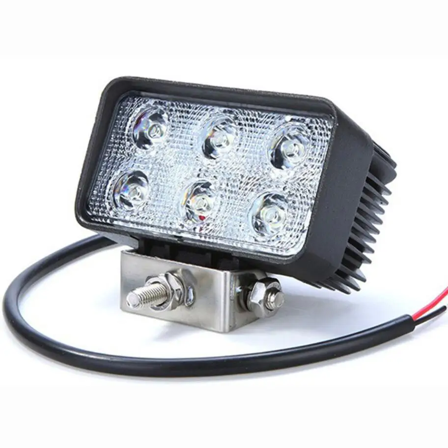 Водонепроницаемый квадратный светодиодный рабочий светильник для мотоцикла