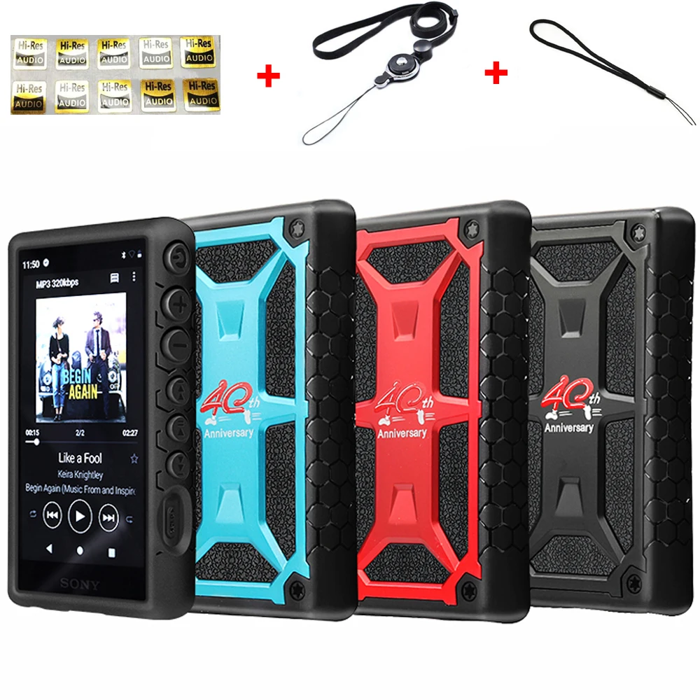 

Anti-Skid Anti-knock Shockproof Armor Full Protective Skin Case Cover for Sony Walkman NW-A100 A105 A105HN A106 A106HN A100TPS